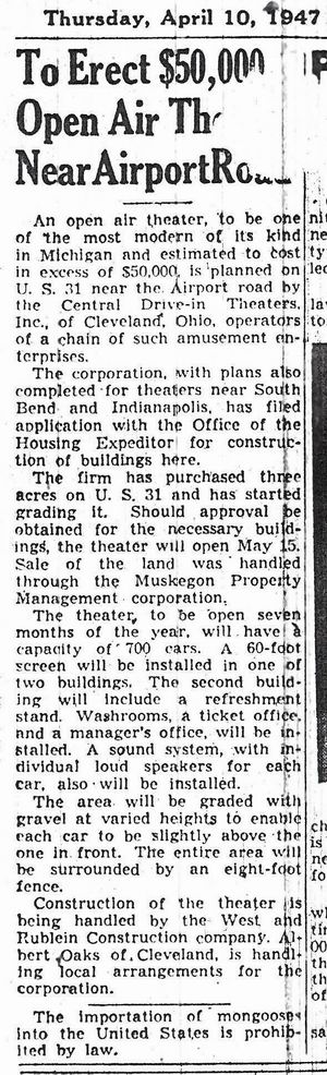 Auto Theatre - Chronicle 4-10-47 From Dan Goodman (newer photo)